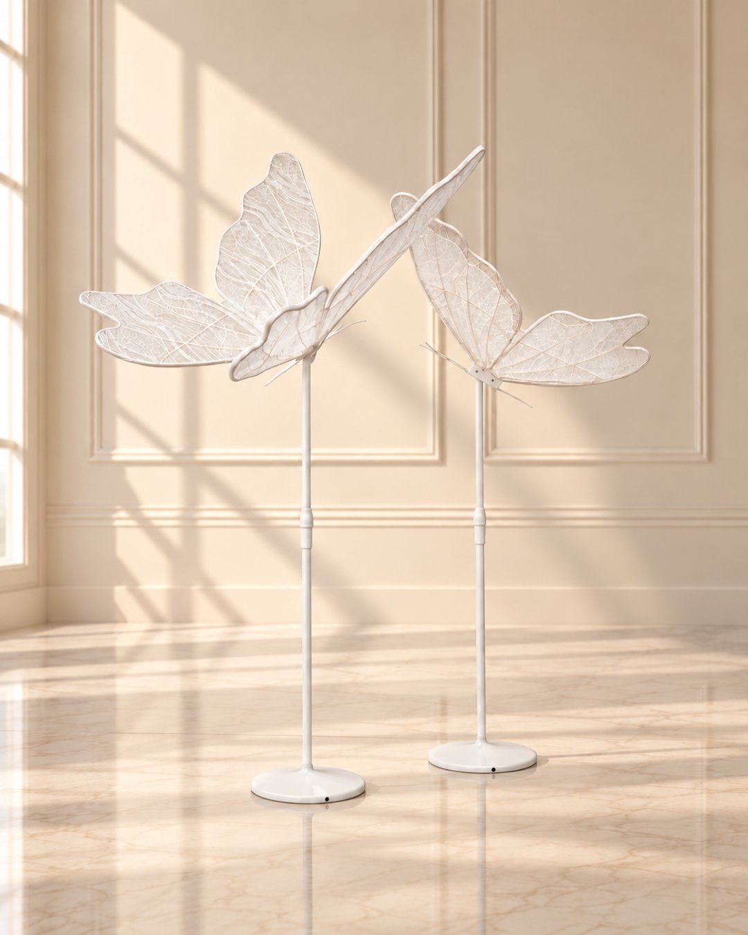 Rent LED Butterfly Wings With Floor Stand For Birthdays And Baby Shower