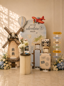 Around the World Travel Theme Birthday Decoration | At-Home | Same Day